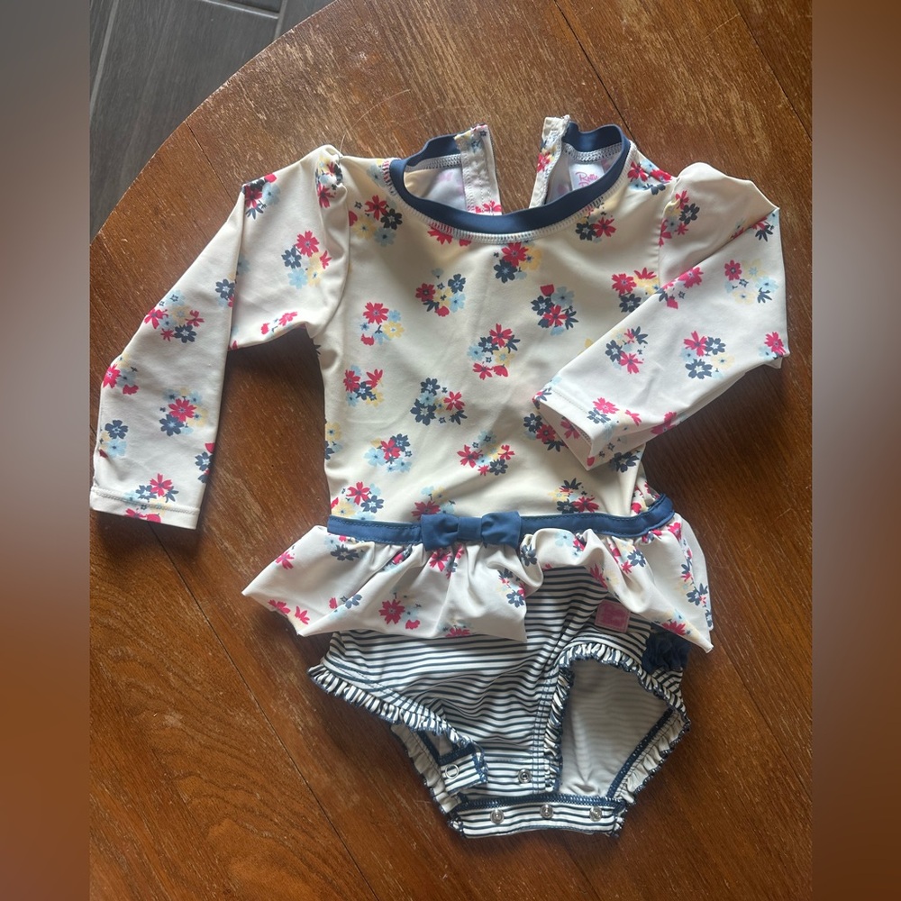 Girls long sleeve Rufflebutts swim 2t